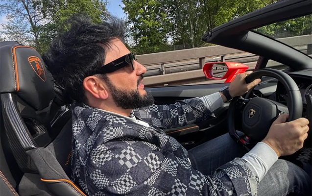 Xalq artisti “Lamborghini”ni 300-lə sürdü - Video